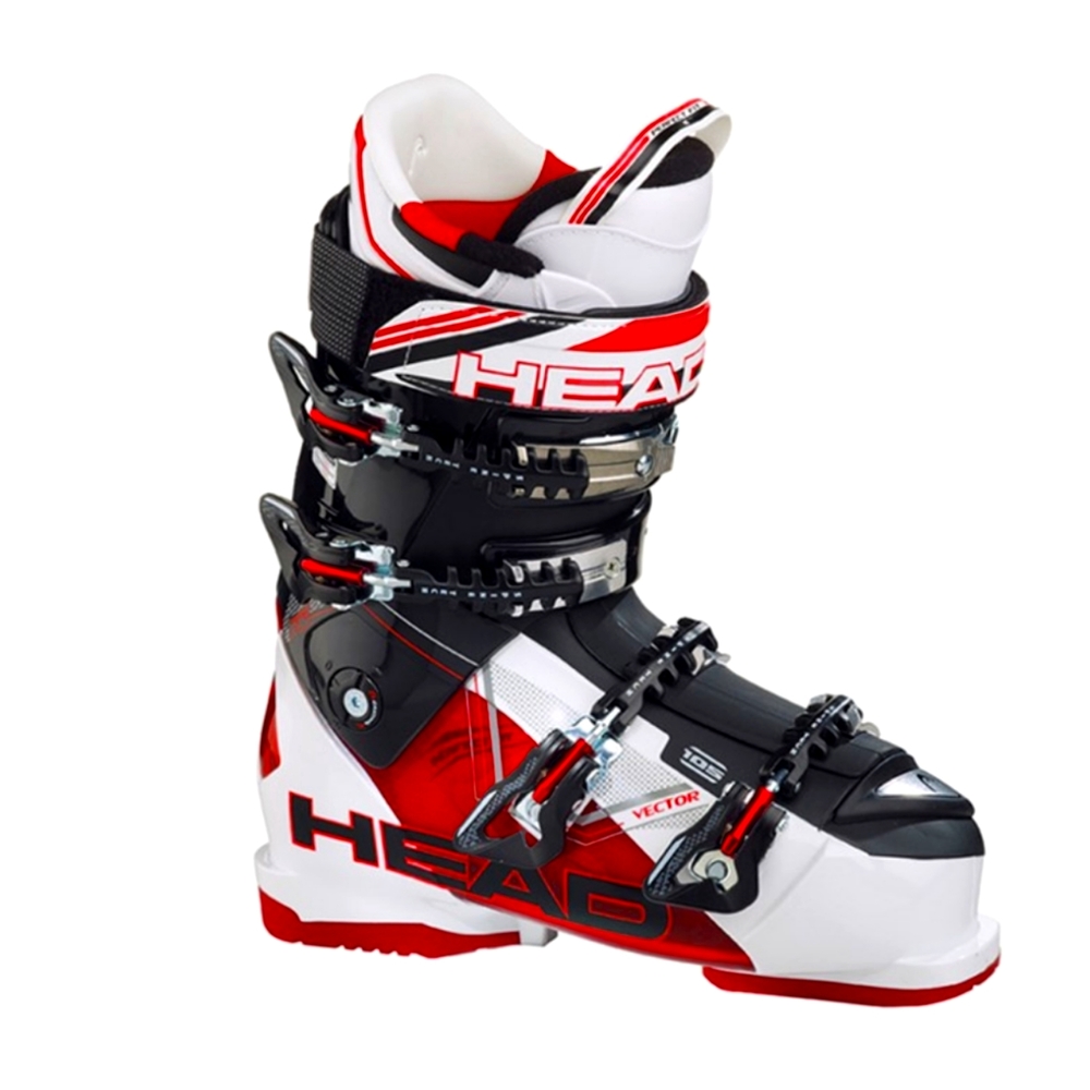 HEAD Vector 105 ski Boot, size 30.5, white red and black